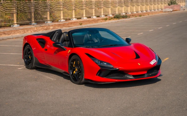 Red Ferrari F8 Tributo Spider, 2022 Photo 4